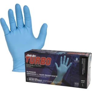 Ambi-Dex® Turbo Disposable 5 mil Nitrile Gloves - view 2