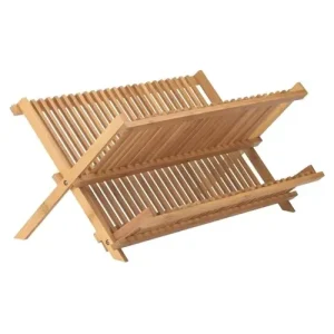 Bamboo Foldable Dish Rack