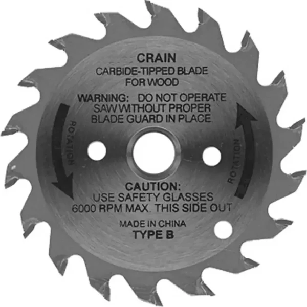 Crain 2-3/4″ Carbide Tipped Steel Blade