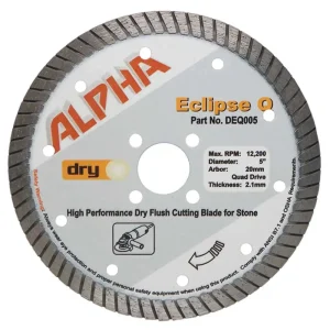 Alpha Eclipse II & Q Granite Diamond Blade | 4″ Eclipse II - view 2