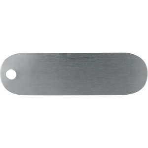 Racetrack Unnumbered Aluminum Tags