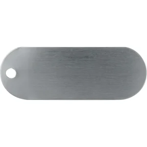 Racetrack Unnumbered Aluminum Tags - view 2