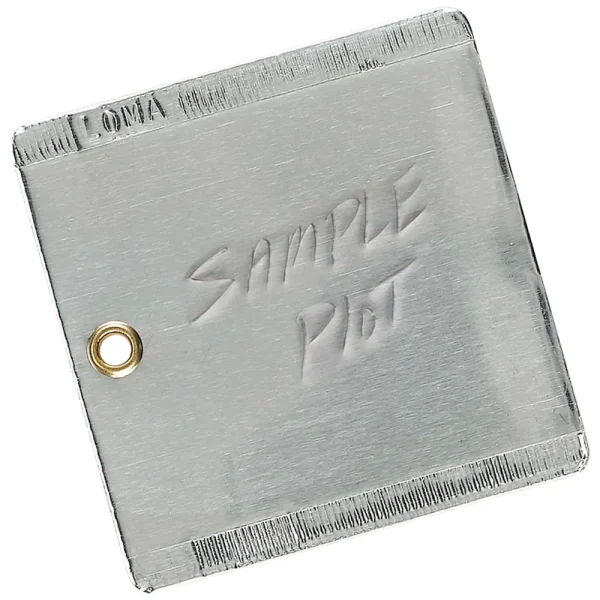 Double-Faced Aluminum Tags