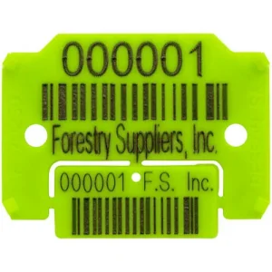 Haglöf Log Tags, Break-Off Control Coupon and Bar Code