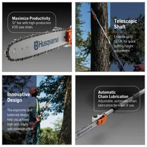 Husqvarna® 525PT5S Professional Telescopic Pole Saw - view 2