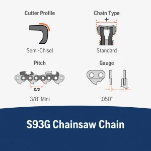 Husqvarna® X-CUT S93G Saw Chain - view 2