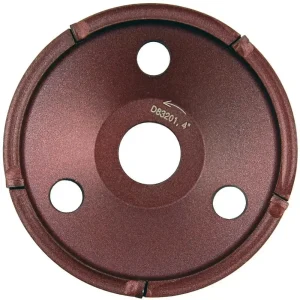 Diteq PCD Cup Wheels Polycrystaline Diamond | 4″ x 5/8-11″ thread