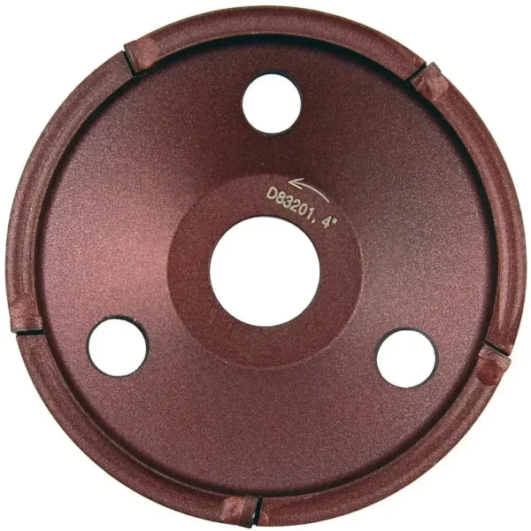 Diteq PCD Cup Wheels Polycrystaline Diamond | 4″ x 5/8-11″ thread