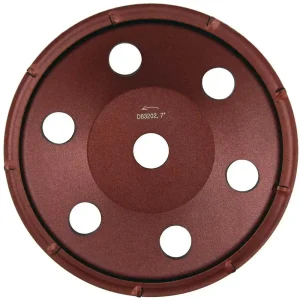 Diteq PCD Cup Wheels Polycrystaline Diamond | 4″ x 5/8-11″ thread - view 2