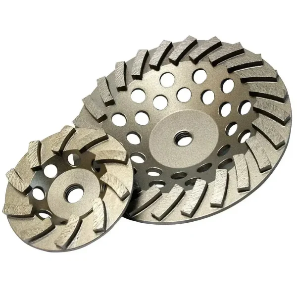 Diamond Products Delux-Cut Turbo Cup Grinders | 7in (12 seg)