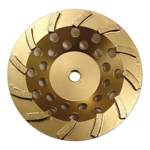 Diamond Products Standard Gold Turbo Cup Grinders | 4in (9 seg)