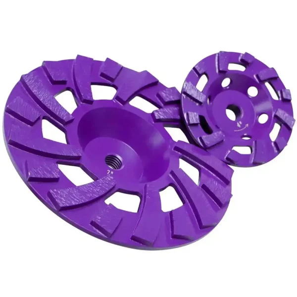 Diamond Products Imperial Purple Spiral Turbo Wheels | 4″ x 5/8-11
