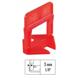 Raimondi 1/8″ Red HD Tile Leveling Clips | 1/8″ Clips – Bag of 250 - view 2