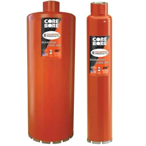 Core Bore Heavy Duty Orange Wet Diamond Core Bits | 1″