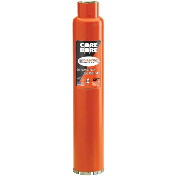 Core Bore Orange Turbo Wet Diamond Core Bits | 1-1/2″
