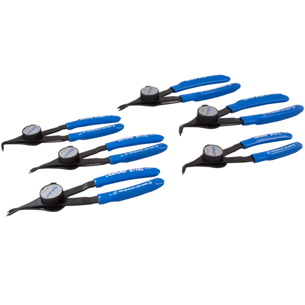 6 Piece Snap Ring Convertible Plier Set