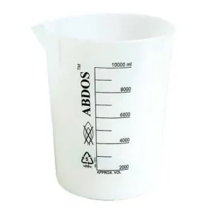 Beaker, 1000ml Plastic, Pack of 4