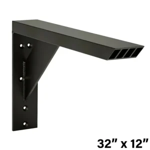 The Original Granite Bracket Industrial Large Shelf Bracket | 10″ x 10″