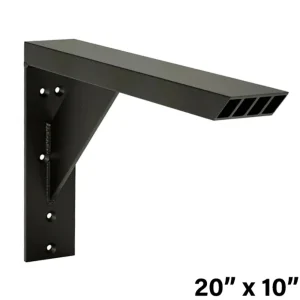 The Original Granite Bracket Industrial Large Shelf Bracket | 10″ x 10″ - view 3