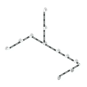 Arc Inc Comfort Grip Grab Bars | 16″ – White