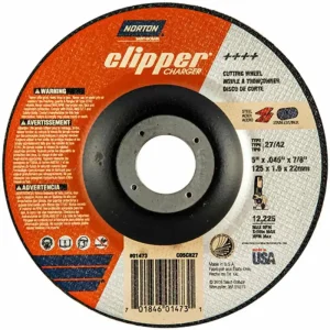 Norton Charger Abrasive Type 27 Cut-Off Wheels – 25 Pack | 4″ - view 3