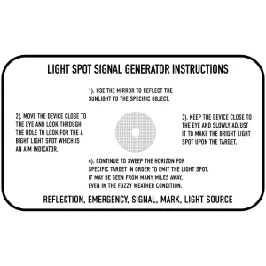 Survival Signal Mirror - view 3