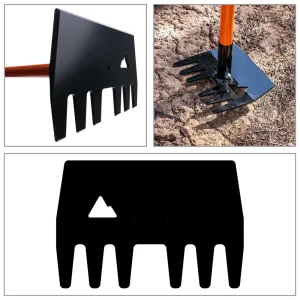 BackSlope Tools Clyde Jr. Fiberglass Handle Rake - view 3