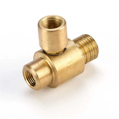Panama Flame Torch Brass Tee