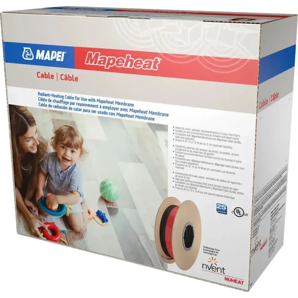 Mapeheat 240V Radiant Heating Nuheat Cable | 56 Linear ft. (17.1 m)
