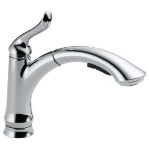Delta Linden Chrome Single Handle Pull Out Kitchen Faucet