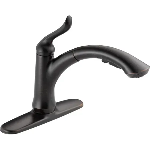 Delta Linden Venetian Bronze Single Handle Pull Out Kitchen Faucet