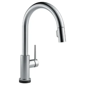 Delta Trinsic Arctic Stainless Single Handle Pull Faucet with Touch 2O