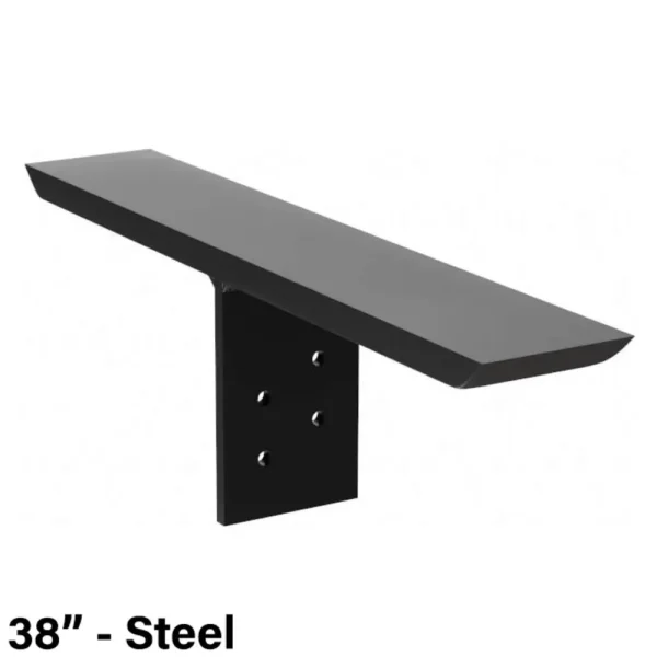 The Original Granite Bracket T Brace Countertop Support Bracket | 12″ / Steel