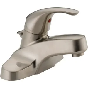 Peerless Tunbridge Single Handle Bathroom Faucet, Brushed Nickel