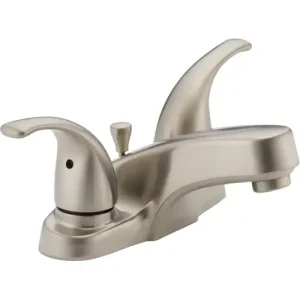 Peerless Tunbridge Two Handle Bathroom Faucet, Brushed Nickel
