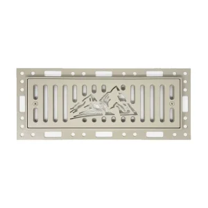Ventique – Avalanche – Flush Mount Metal Floor Register | Arctic White / 4″ x 10″ - view 4