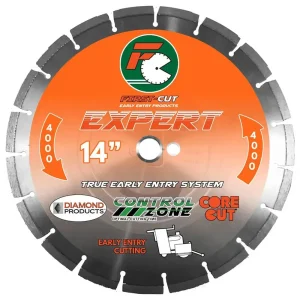 First-Cut EXPERT4000 Diamond Blades – Medium Aggregate | 6″ x .095 / With Skid Plate