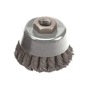 Pearl Abrasive Tempered Wire Knot Cup Wheels | 4″