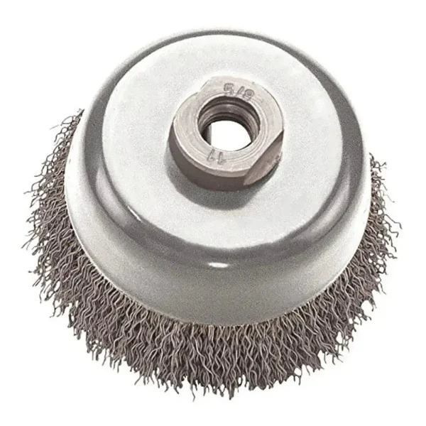 Pearl Abrasive Crimped Cup Tempered Wire Wheels | 4″