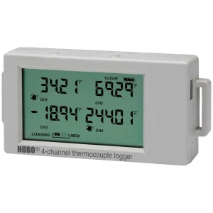 HOBO® UX120 Four-Channel Thermocouple Data Logger