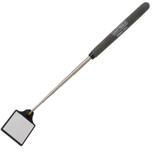 Swivel Head Telescopic Inspection Mirror – 1-3/4″ Square Glass Mirror