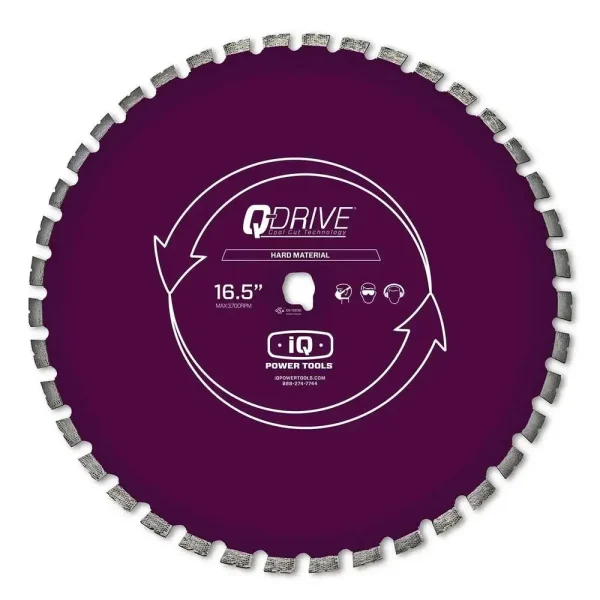 IQ Power Tools 16.5″ Q-Drive Super Hard Material Diamond Blade