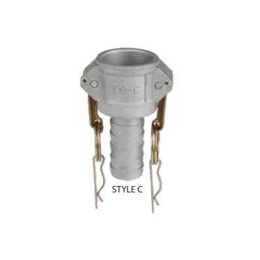 Aluminum Female Cam-Loc x Hose Barb