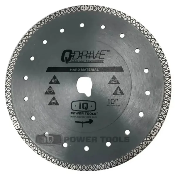 iQ Power Tools 10” Q-Drive Hard Material Blade