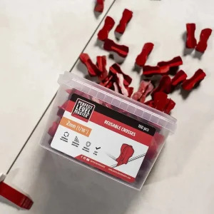 Perfect Level Master T-Lock Tile Crosses – 100 Piece Bags | 1/32″ (1mm) - view 3