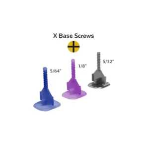 Alpha EZ Click Tile Leveling System – Cross Bases | 5/32″ Base – Bag of 200 - view 2