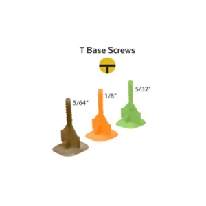 Alpha EZ Click Tile Leveling System – T Bases | 5/32″ Base – Bag of 200 - view 2