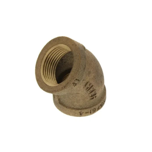 BRASS 45° ELBOW LF