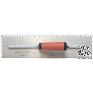 Marshalltown 16″ ILayFlat Notched Trowels | 1/4″ - view 2