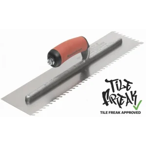Marshalltown 16″ ILayFlat Notched Trowels | 1/4″ - view 4